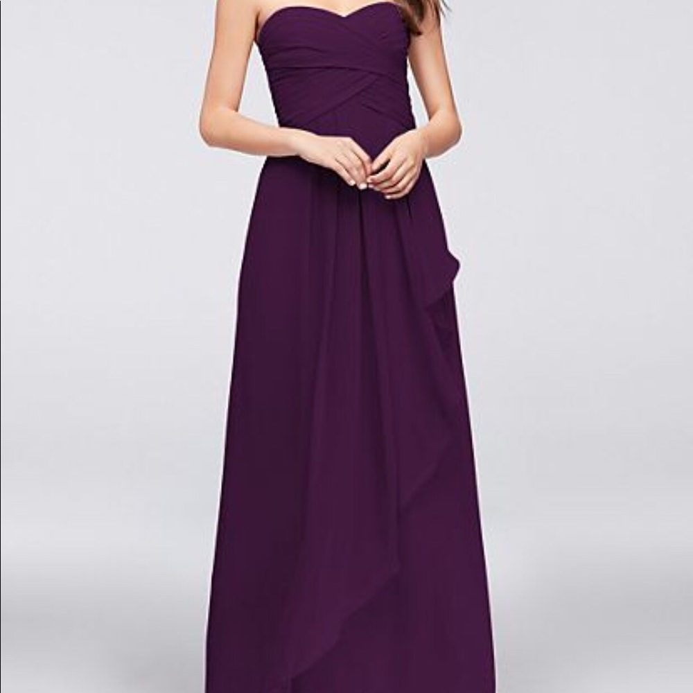 Plum bridesmaid dress